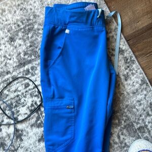 Medium petite figs royal blue jogger pants